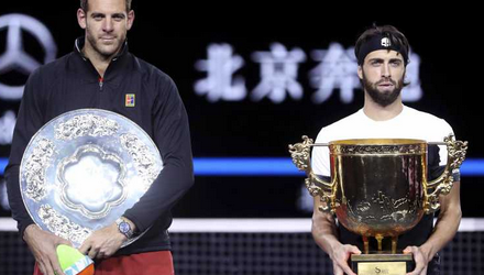 US Open Finalist Juan Martin del Potro Falls To Unseeded Nikoloz Basilashvili In Beijing Final